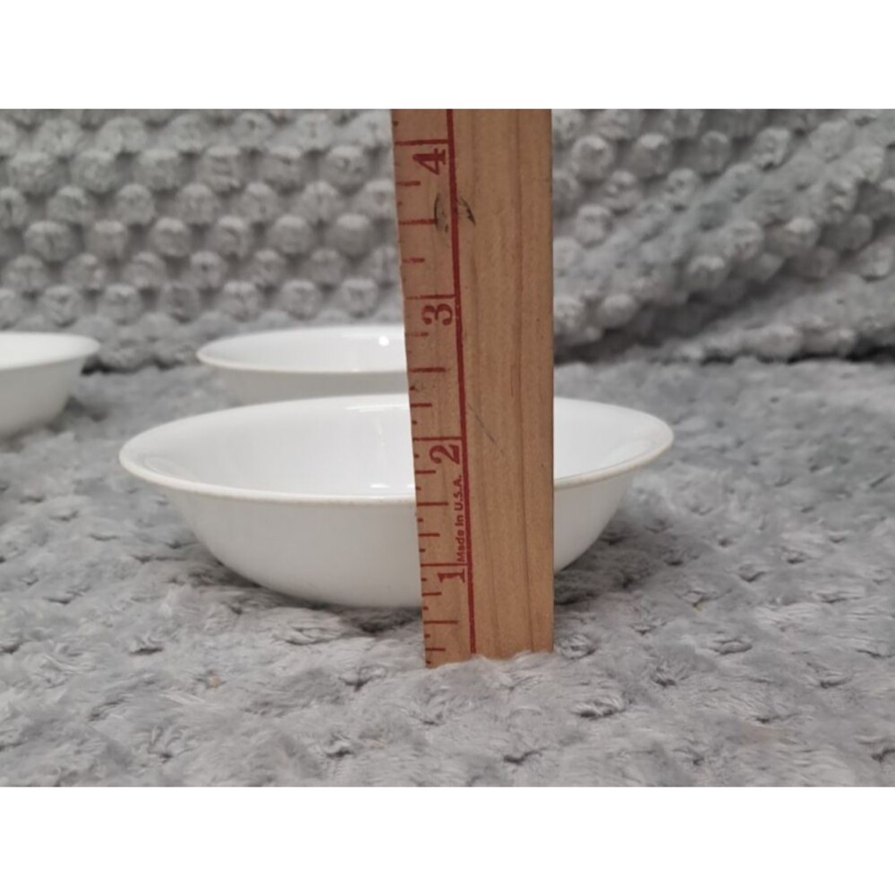 7 Corelle Vitrelle Living Ware White Serving Bowls 5.5" Dessert Fruit Berry - Picture 8 of 8